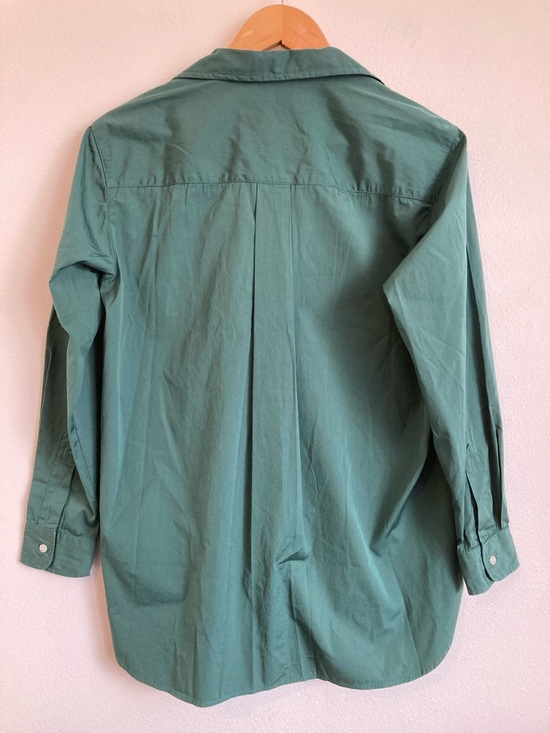 Frank & Eileen Joedy Cotton Button-Up Shirt XS Green - Picture 5 of 7